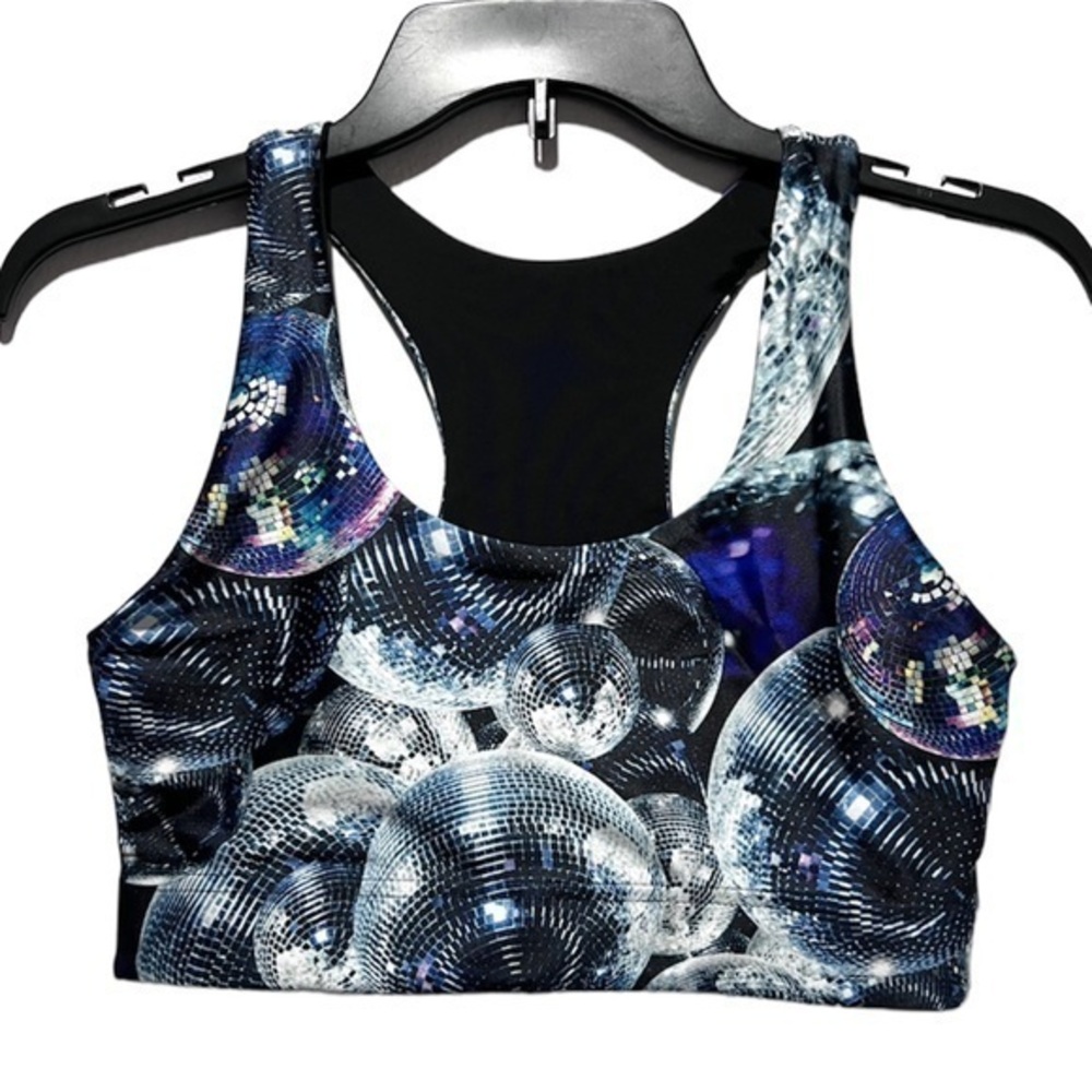 Terez Disco Ball Racerback Sports Bra